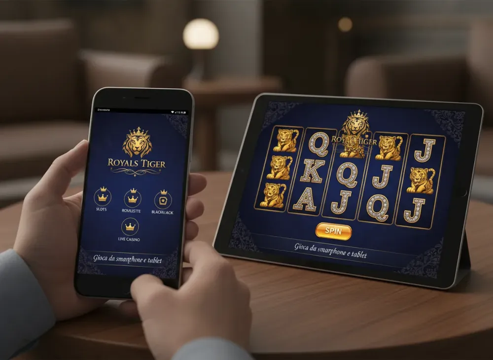 Royals Tiger app – gioca da smartphone e tablet