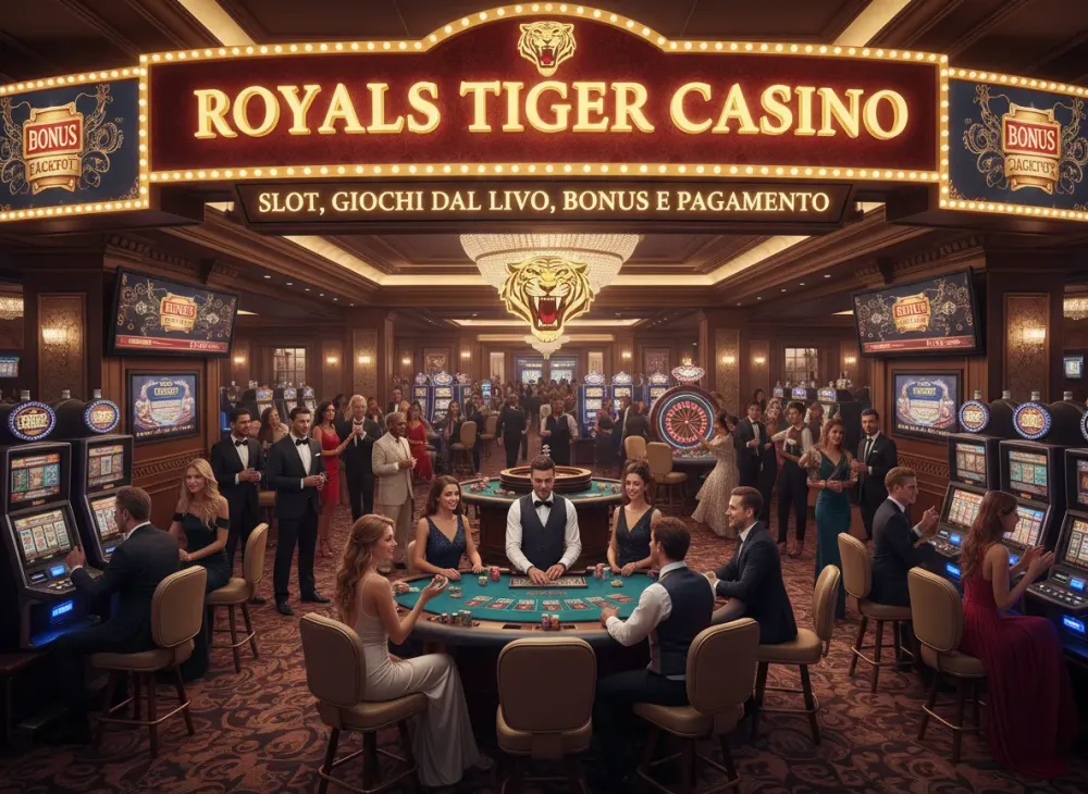 Royals Tiger Casino – slot, giochi dal vivo, bonus e pagamenti
